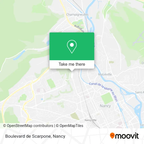 Boulevard de Scarpone map