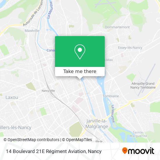 14 Boulevard 21E Régiment Aviation map