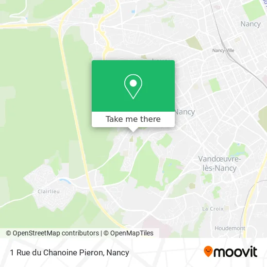 1 Rue du Chanoine Pieron map