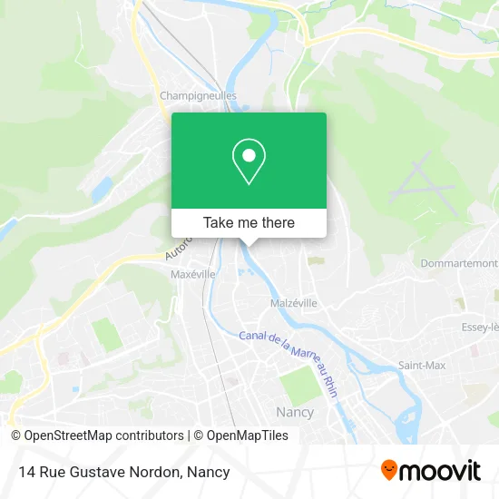 14 Rue Gustave Nordon map