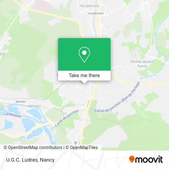 U.G.C. Ludres map
