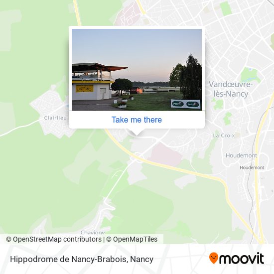 Mapa Hippodrome de Nancy-Brabois