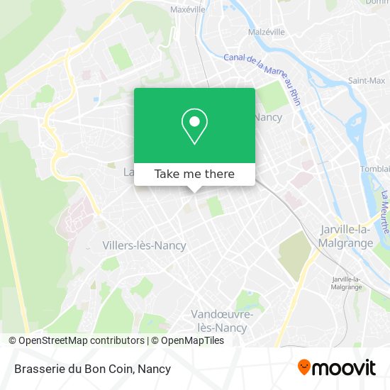 Brasserie du Bon Coin map