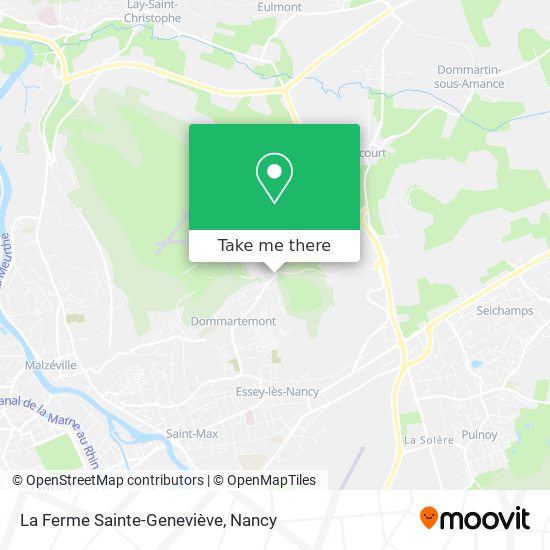 La Ferme Sainte-Geneviève map