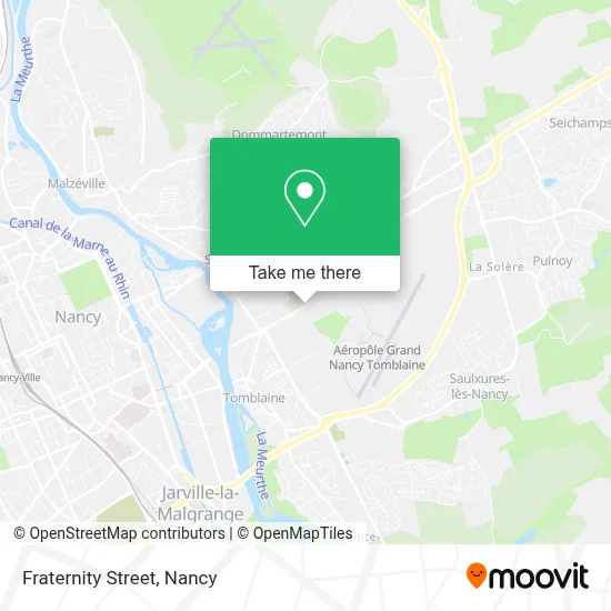 Mapa Rue de la Fraternité