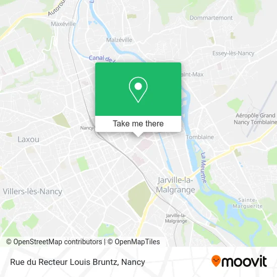 Rue du Recteur Louis Bruntz map