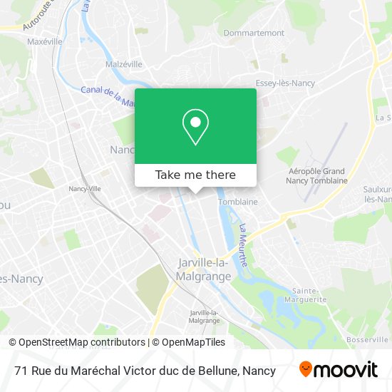 71 Rue du Maréchal Victor duc de Bellune map