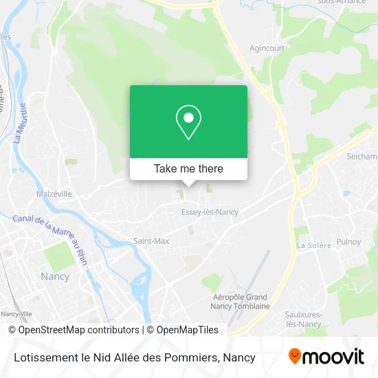 Lotissement le Nid Allée des Pommiers map