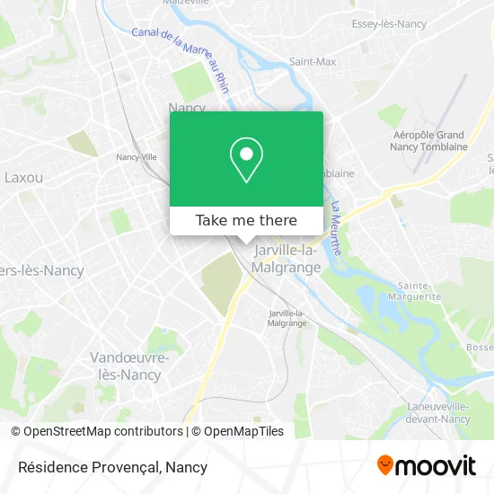 Résidence Provençal map