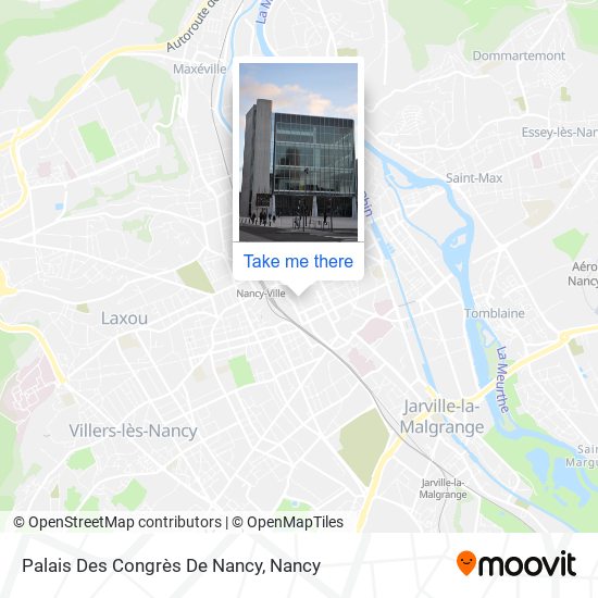 Palais Des Congrès De Nancy map