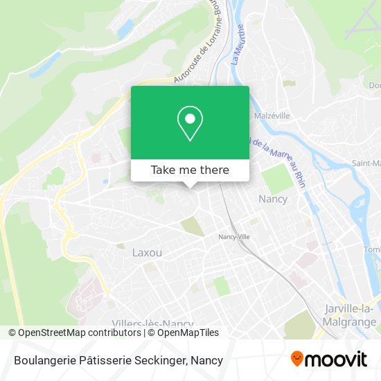 Boulangerie Pâtisserie Seckinger map