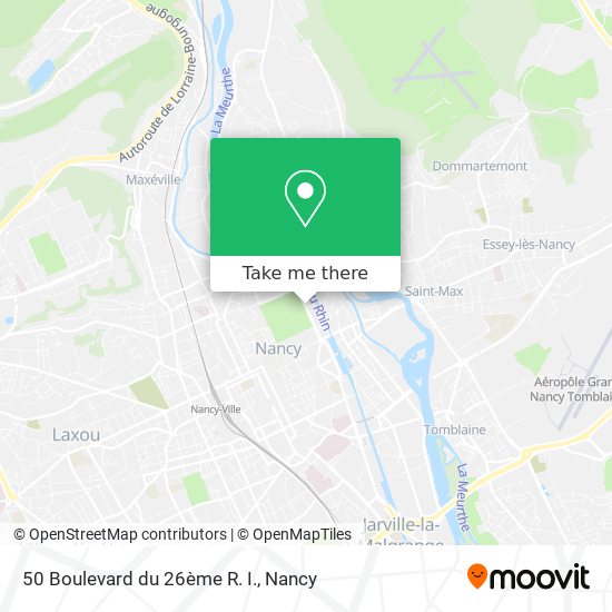50 Boulevard du 26ème R. I. map