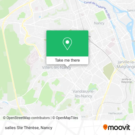 salles Ste Thérèse map