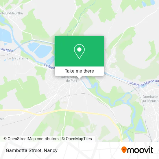 Rue Gambetta map