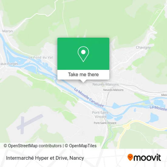 Intermarché Hyper et Drive map