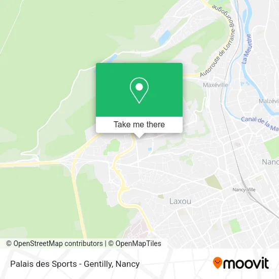 Palais des Sports - Gentilly map
