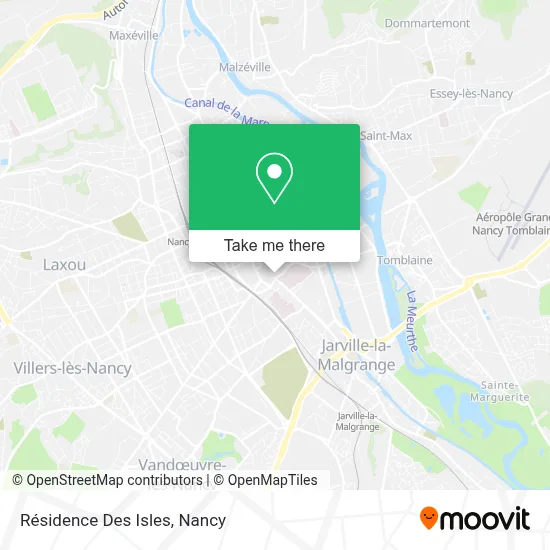 Résidence Des Isles map