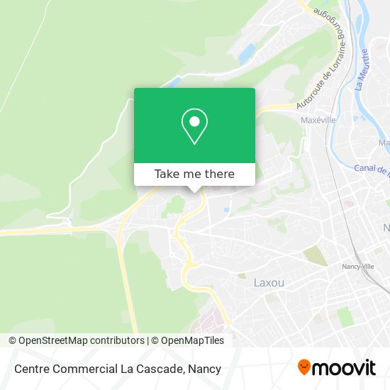 Centre Commercial La Cascade map