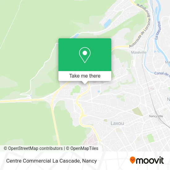 Centre Commercial La Cascade map