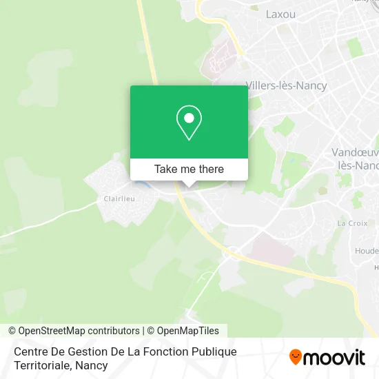 Centre De Gestion De La Fonction Publique Territoriale map