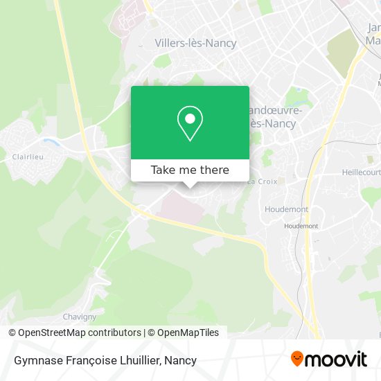 Gymnase Françoise Lhuillier map