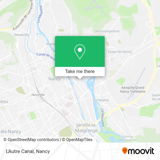 L'Autre Canal map