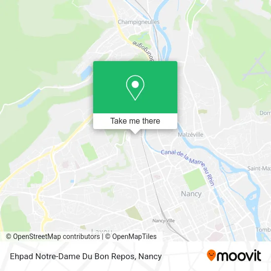 Mapa Ehpad Notre-Dame Du Bon Repos