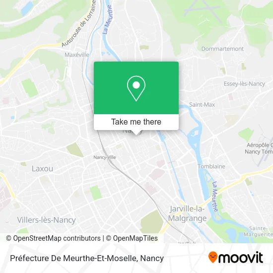 Préfecture De Meurthe-Et-Moselle map