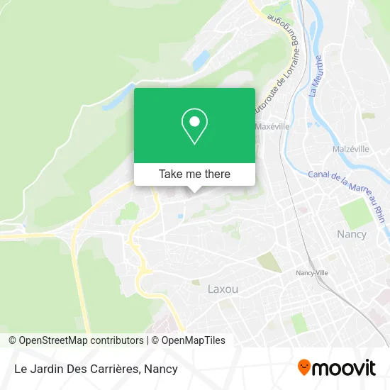 Le Jardin Des Carrières map