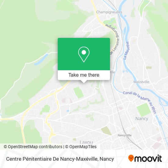 Centre Pénitentiaire De Nancy-Maxéville map