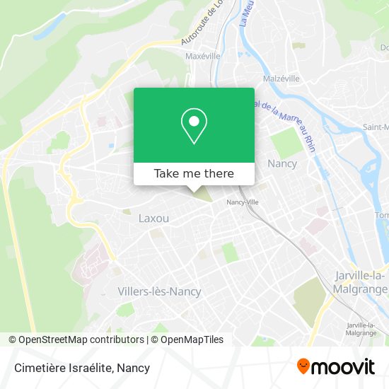 Cimetière Israélite map