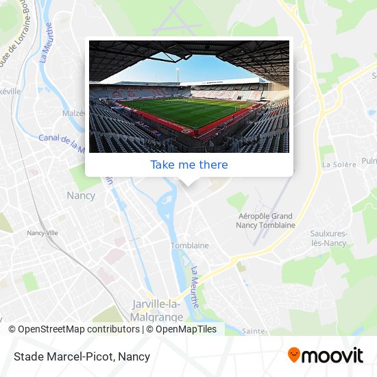 Mapa Stade Marcel-Picot