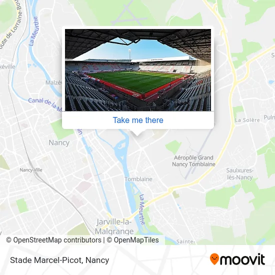 Stade Marcel-Picot map
