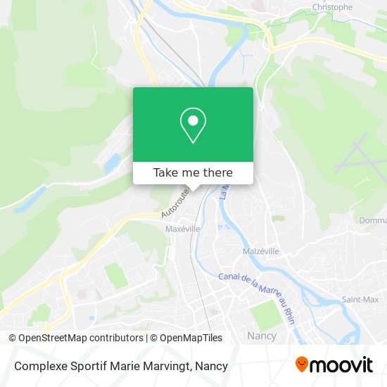 Complexe Sportif Marie Marvingt map