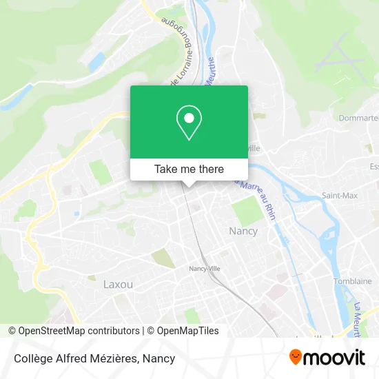 Collège Alfred Mézières map