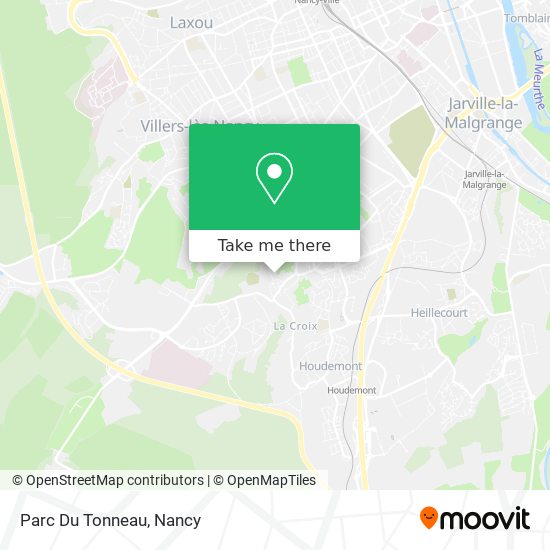 Parc Du Tonneau map