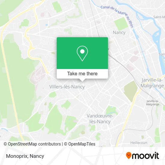Monoprix map