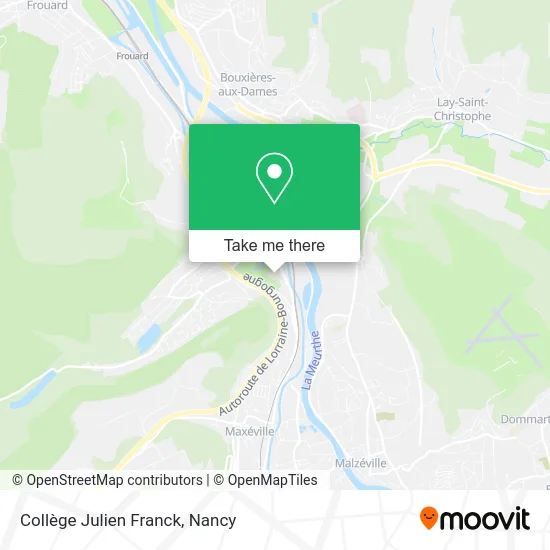 Collège Julien Franck map