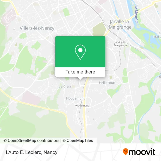L'Auto E. Leclerc map