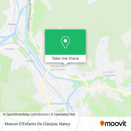 Maison D'Enfants De Clairjoie map