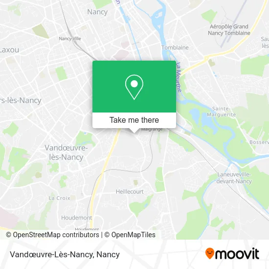 Vandœuvre-Lès-Nancy map