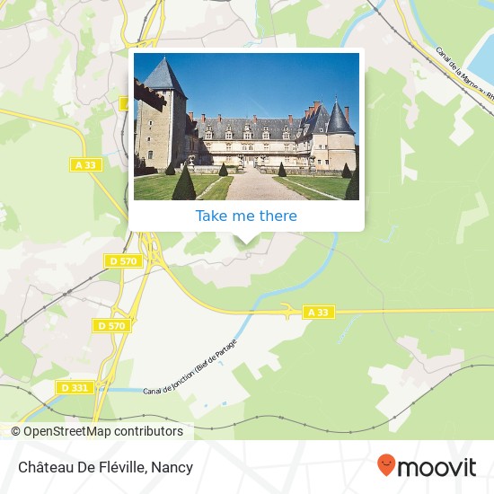Mapa Château De Fléville