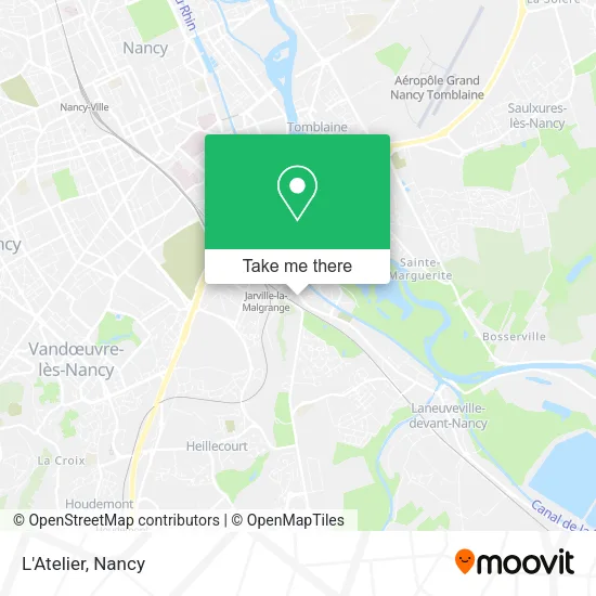 L'Atelier map