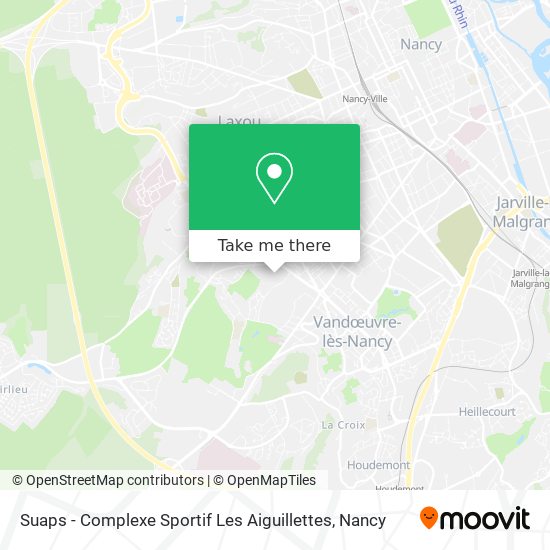 Suaps - Complexe Sportif Les Aiguillettes map