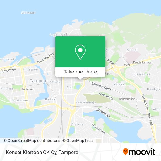 Koneet Kiertoon OK Oy map