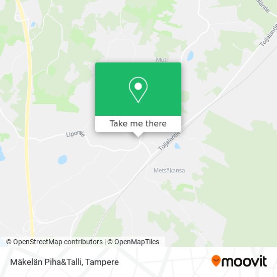 Mäkelän Piha&Talli map