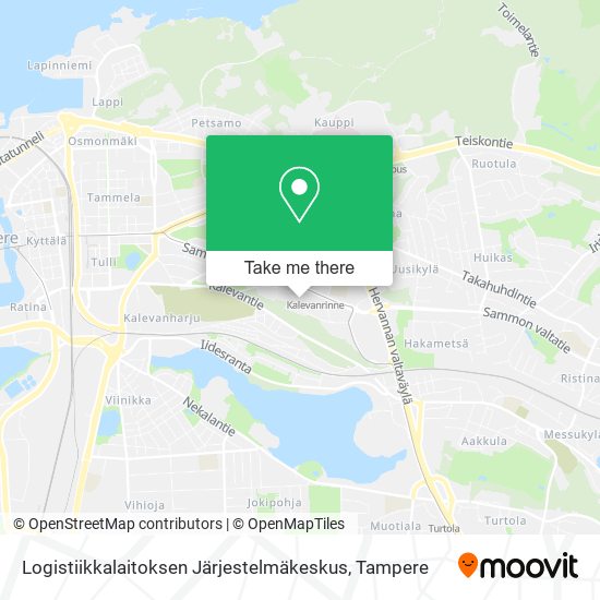 Logistiikkalaitoksen Järjestelmäkeskus map