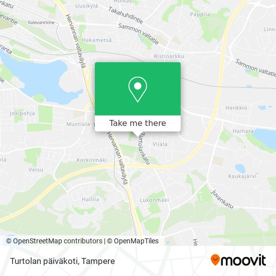 Turtolan päiväkoti map