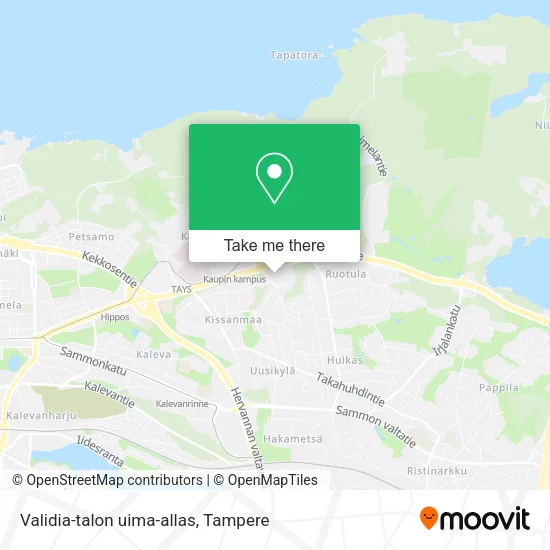 Validia-talon uima-allas map