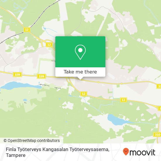 Finla Työterveys Kangasalan Työterveysasema map